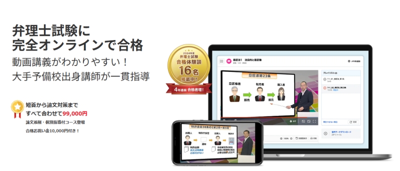 スタディング弁理士講座はスキマ時間で弁理士試験に合格！